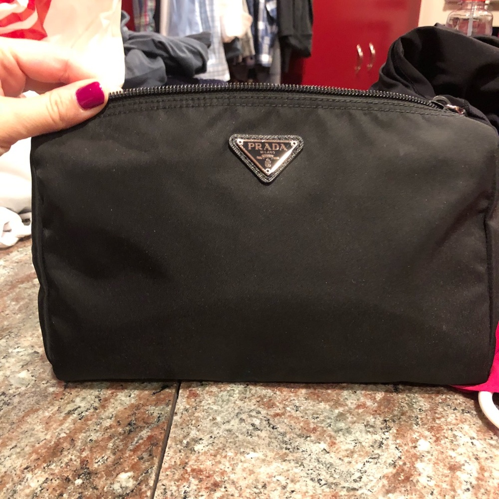 Prada makeup bag